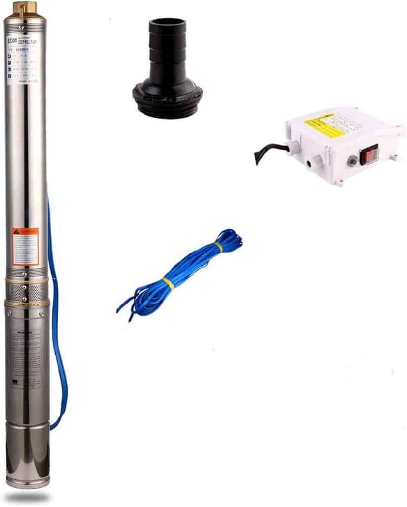 Test : shyliyu pompe immergée 0.37kW pour irrigation efficace