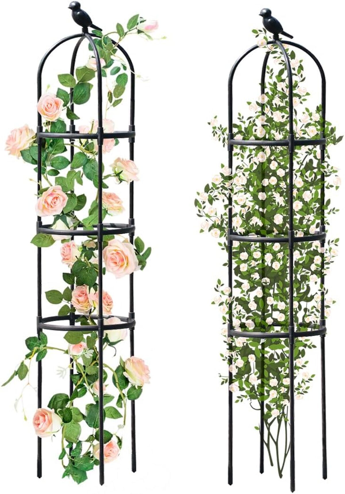 Test : treillis de jardin en métal antirouille pour plantes grimpantes