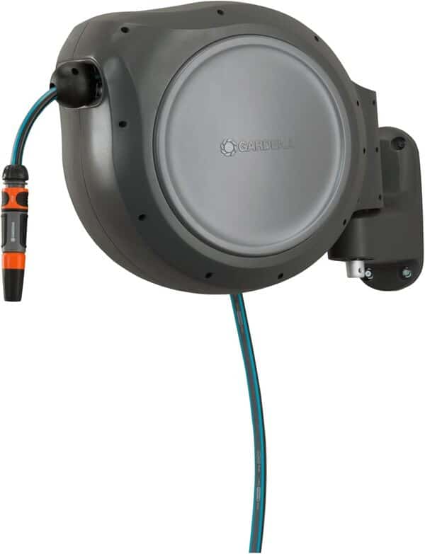 Gardena Enrouleur de tuyau rétractable automatique 30 m