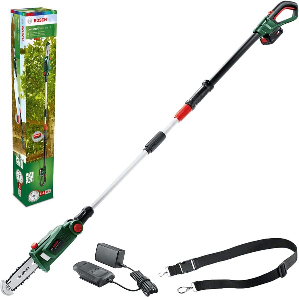 Test de l'élagueuse sur perche Bosch UniversalChainPole 18