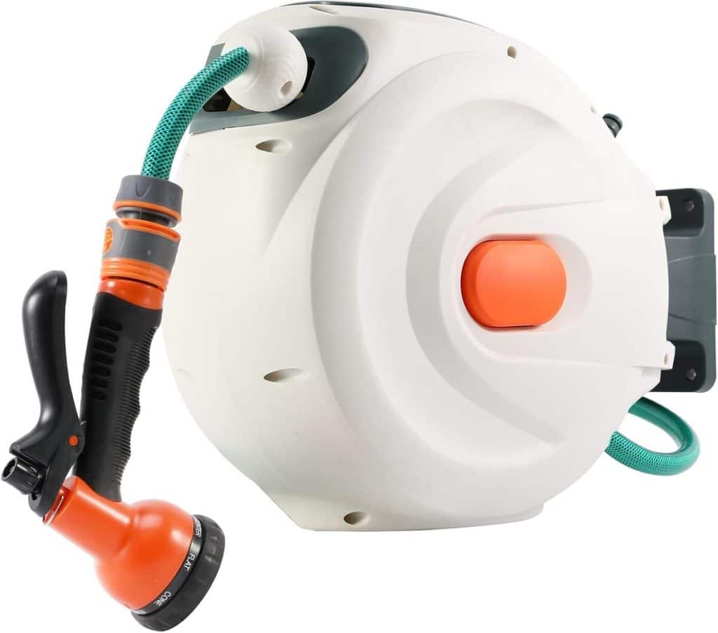 Test de l'enrouleur mural Himix : tuyau rétractable 30, 5 m