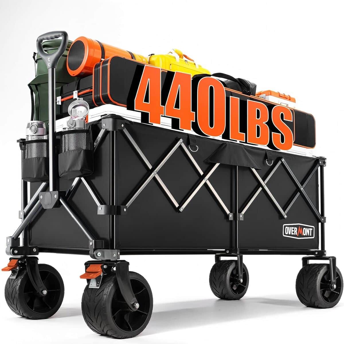 Test du chariot festival pliable Overmont 300 L