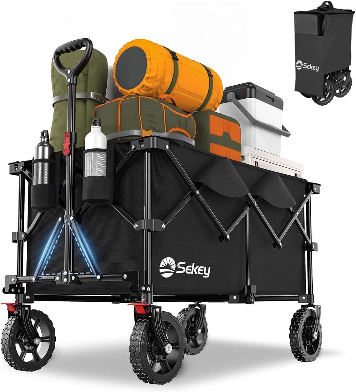 Test du chariot pliable tout-terrain Sekey SE4010 150KG