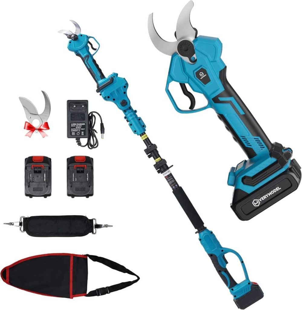 Test du sécateur électrique télescopique VERYMODEL 40mm 21V