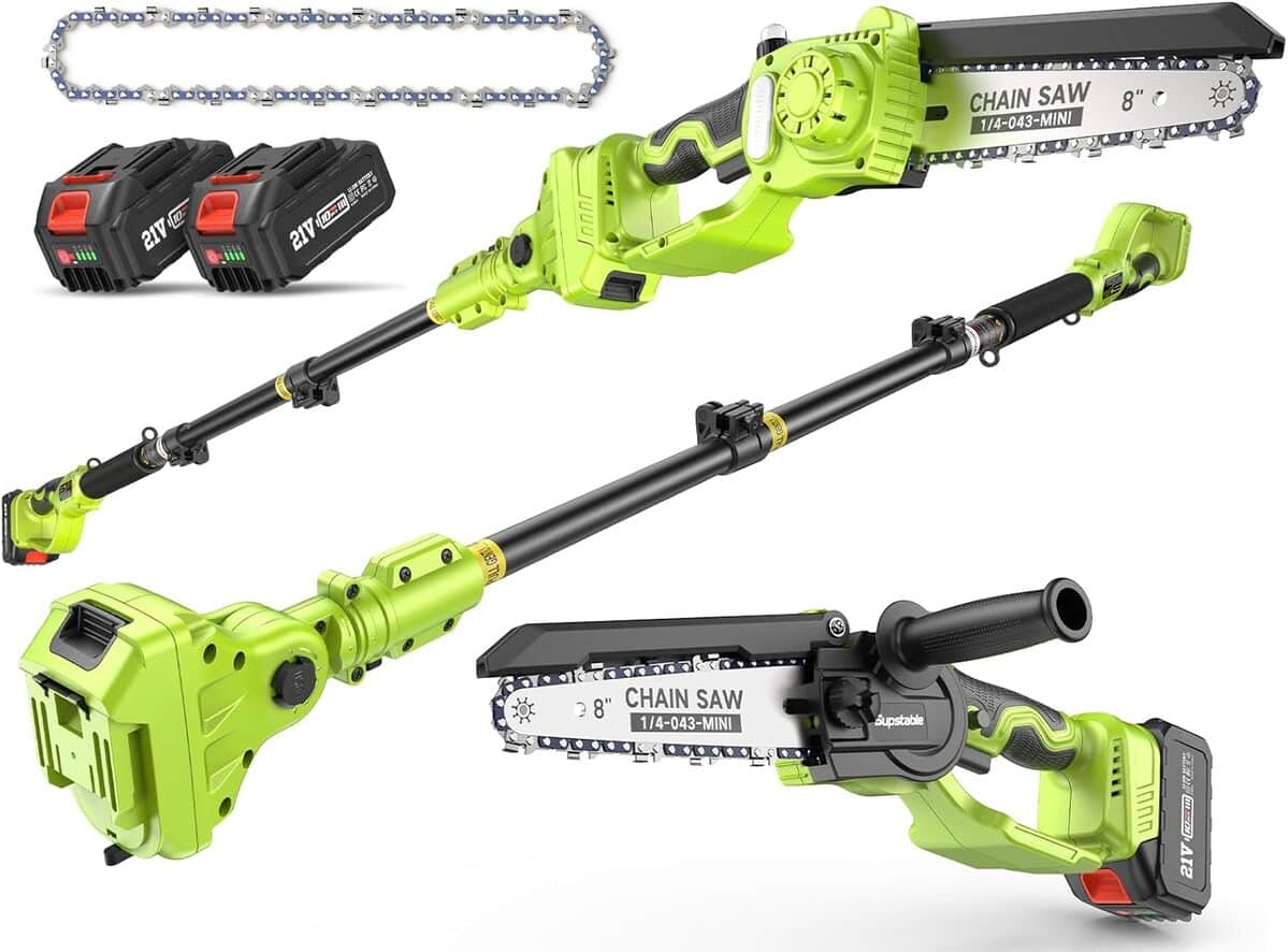 Test : élagueuse sur perche Supstable sans fil 8 pouces