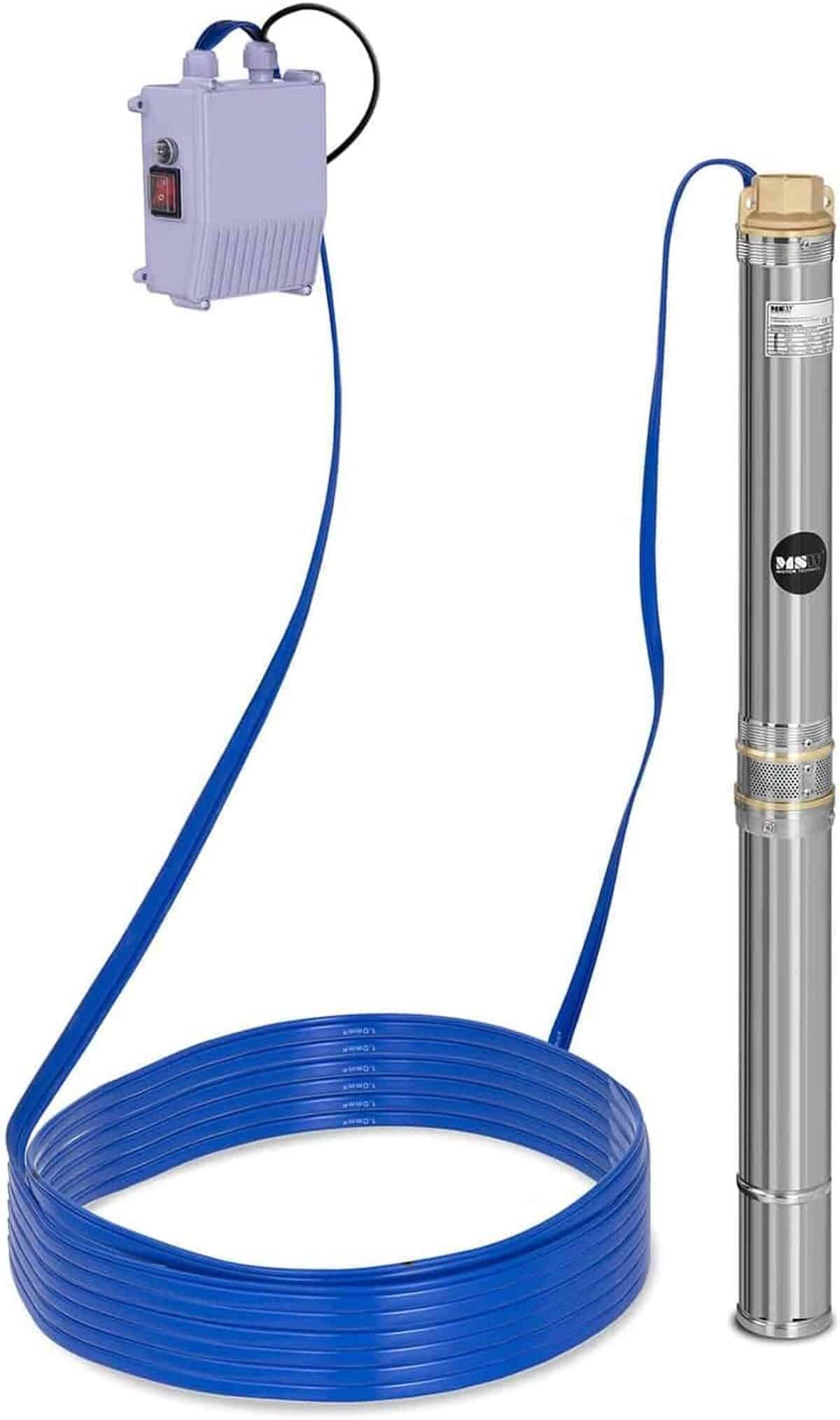 Test : pompe immergée MSW-SPP32-037, puissance 370 W