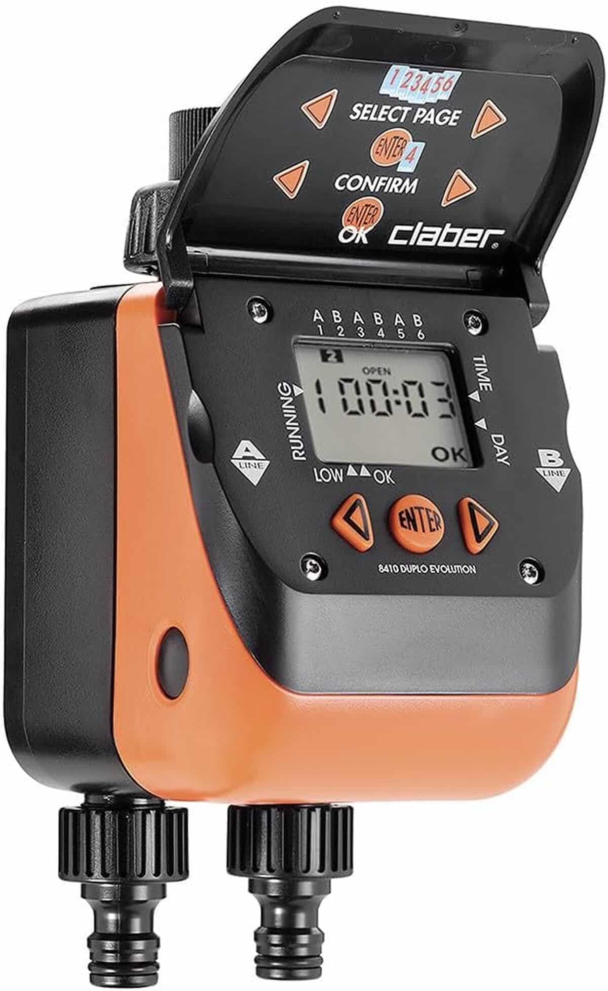 Test : programmateur deux voies Claber Aquadue Duplo Evolution