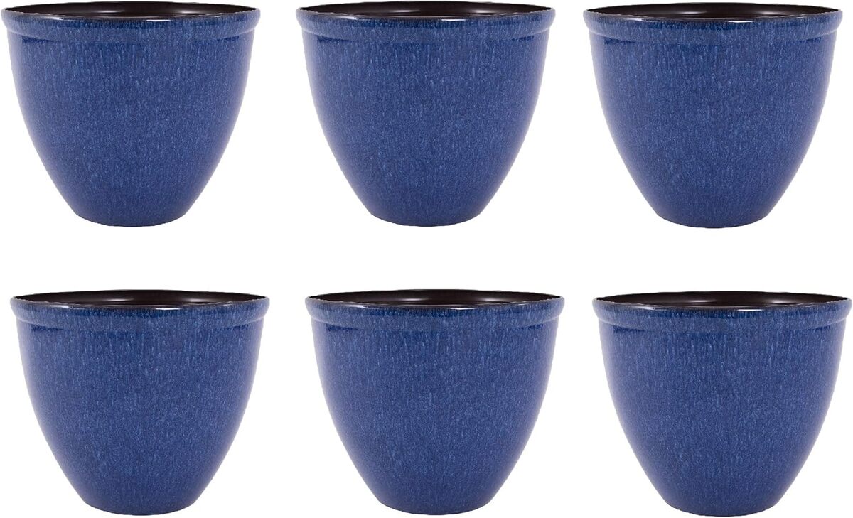 Avis : jinfa pots à fleurs effet céramique Santorini