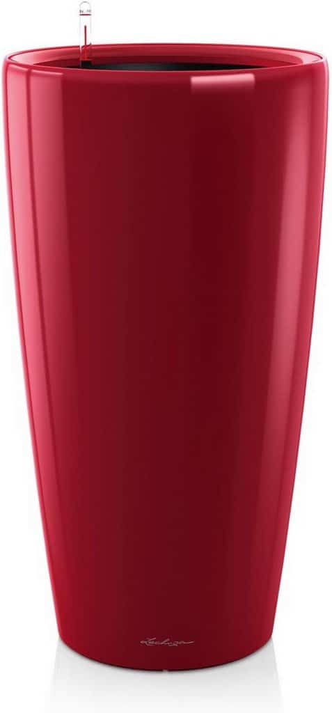 Avis sur le pot de fleurs Lechuza Premium Rondo rouge scarlet