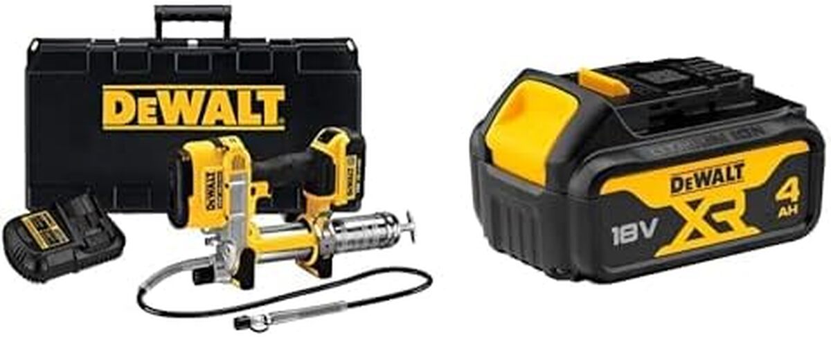 Test de la pompe à graisse électrique sans fil Dewalt XR 18V