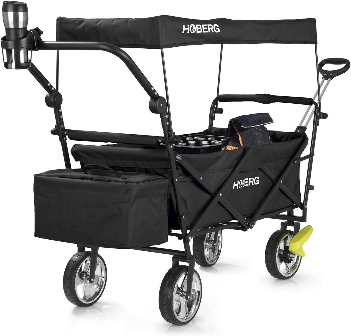 Test du chariot à bras pliable Hoberg Premium : design et fonctionnalité
