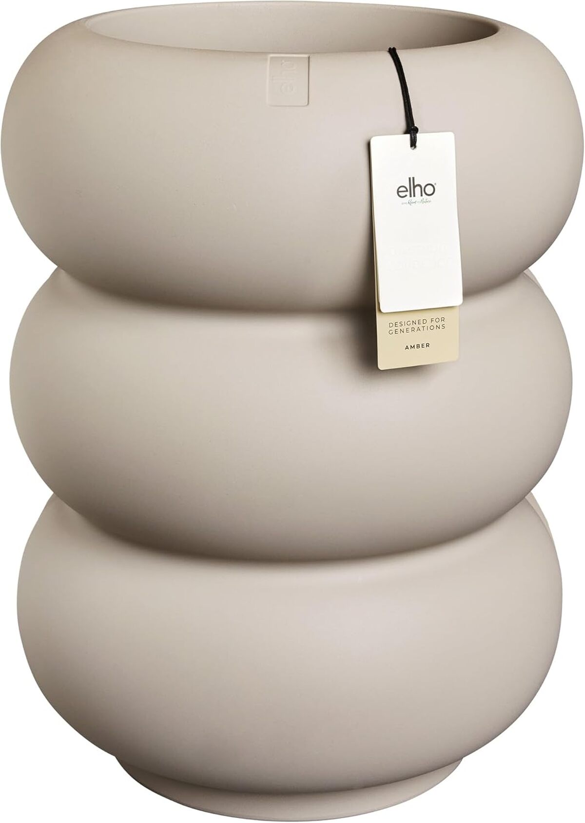 Test du pot de fleur Elho Amber Roll High 43 en plastique recyclé