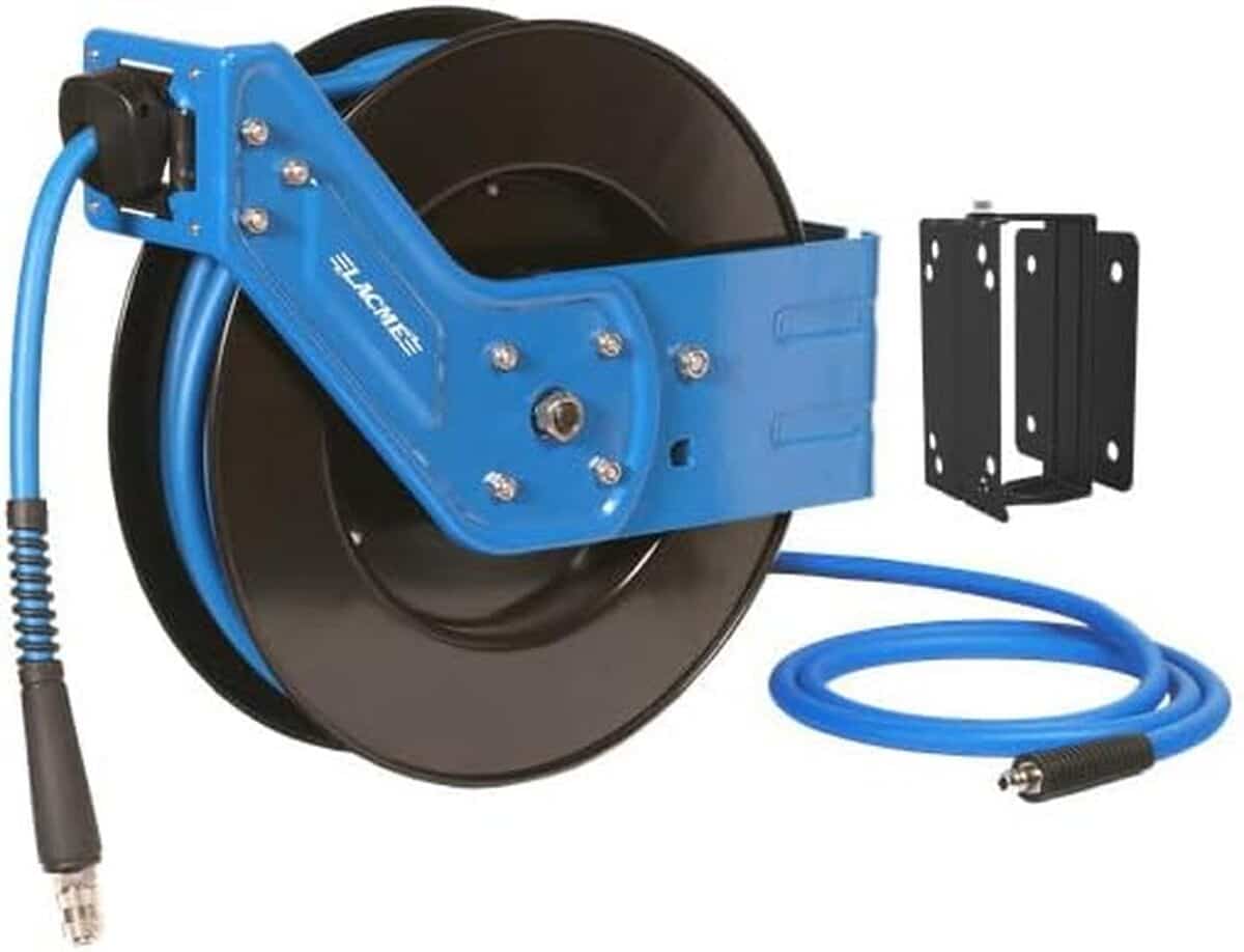 Test : enrouleur automatique Lacmé Lacmflex 15m Ø 3/8 carter ouvert