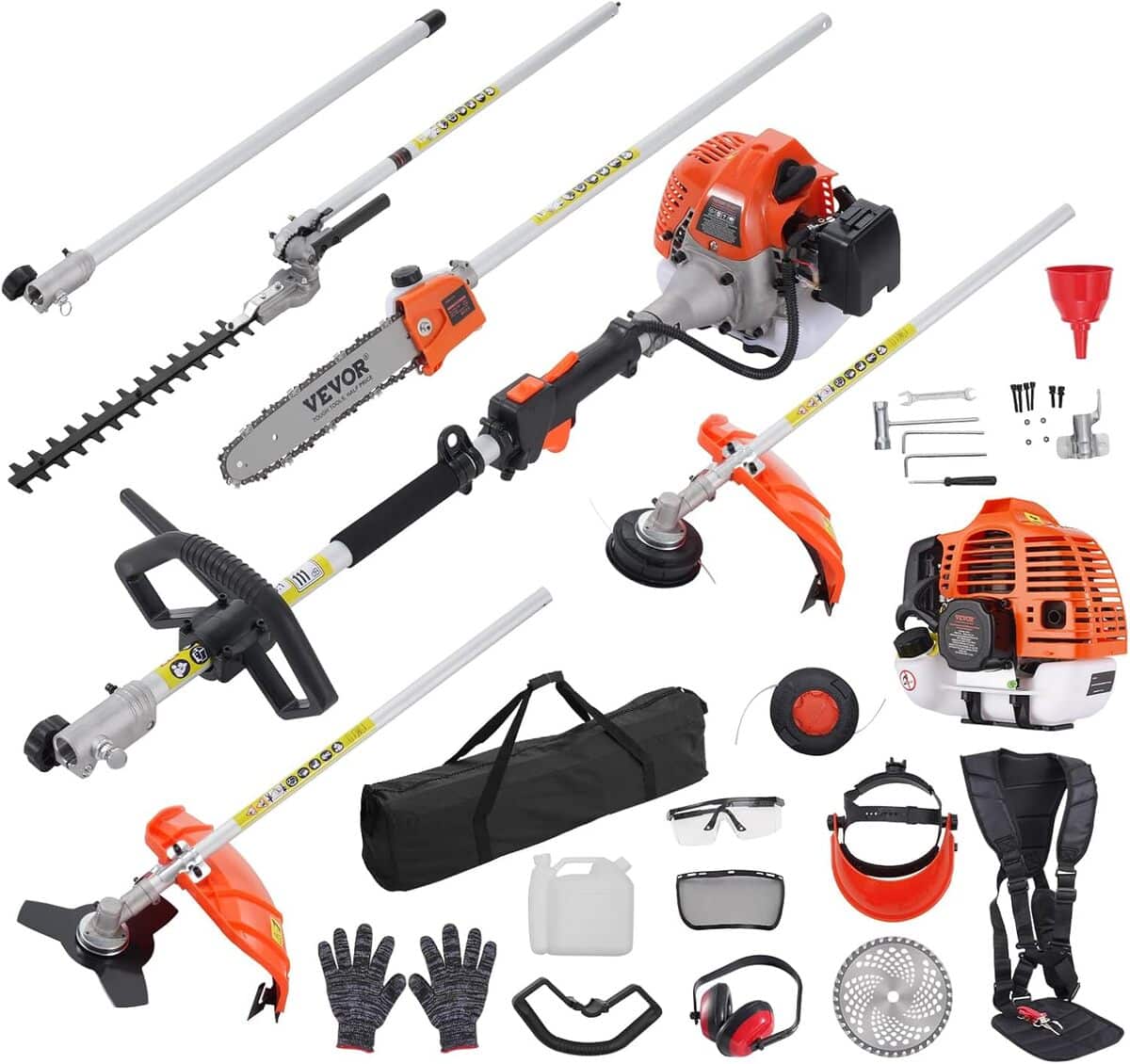 Test : outil multifonctionnel VEVOR 6 en 1, puissance 43 CC