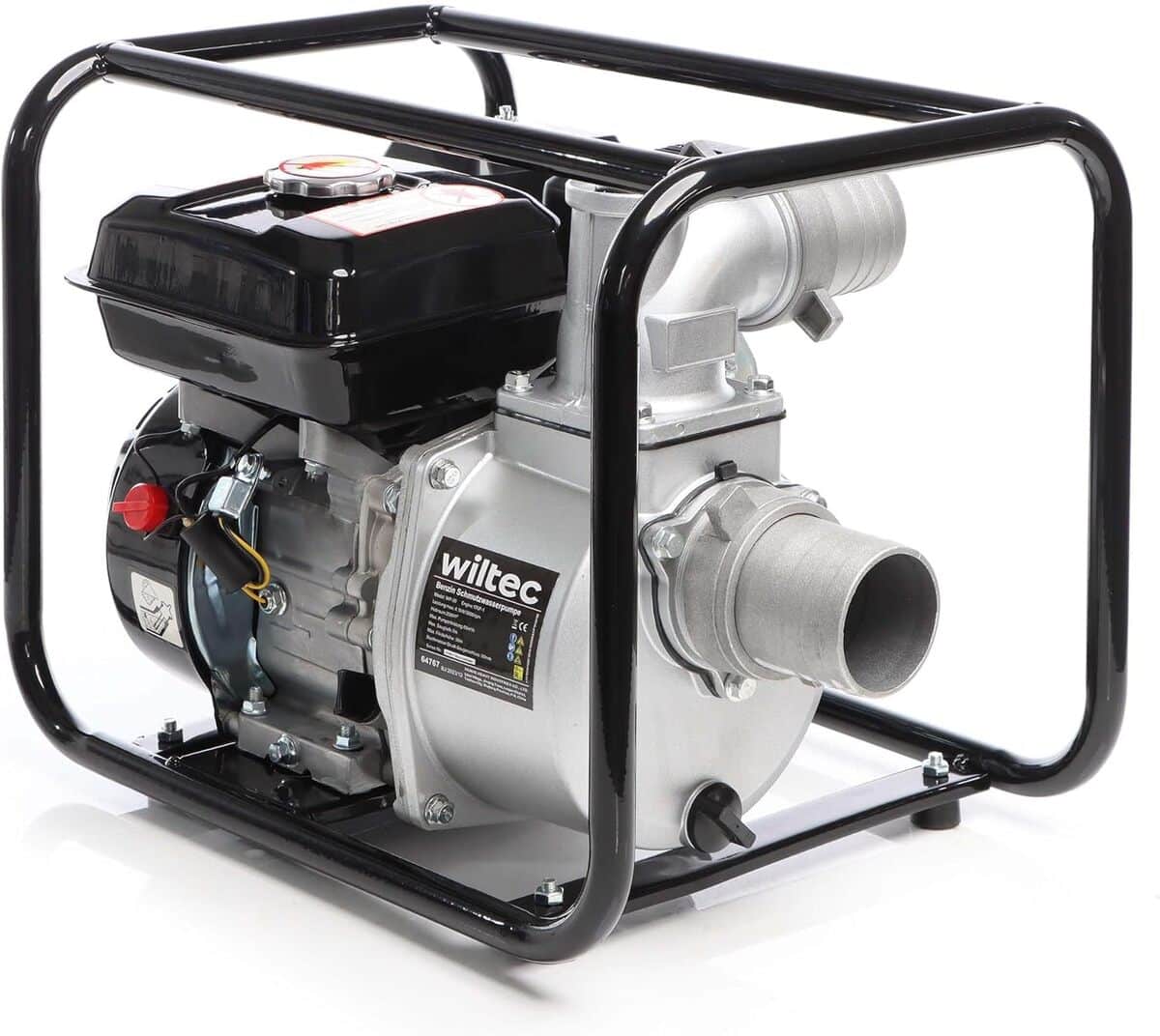 Test : pompe à eau Wiltec 4kW 48000l/h pour eaux usées