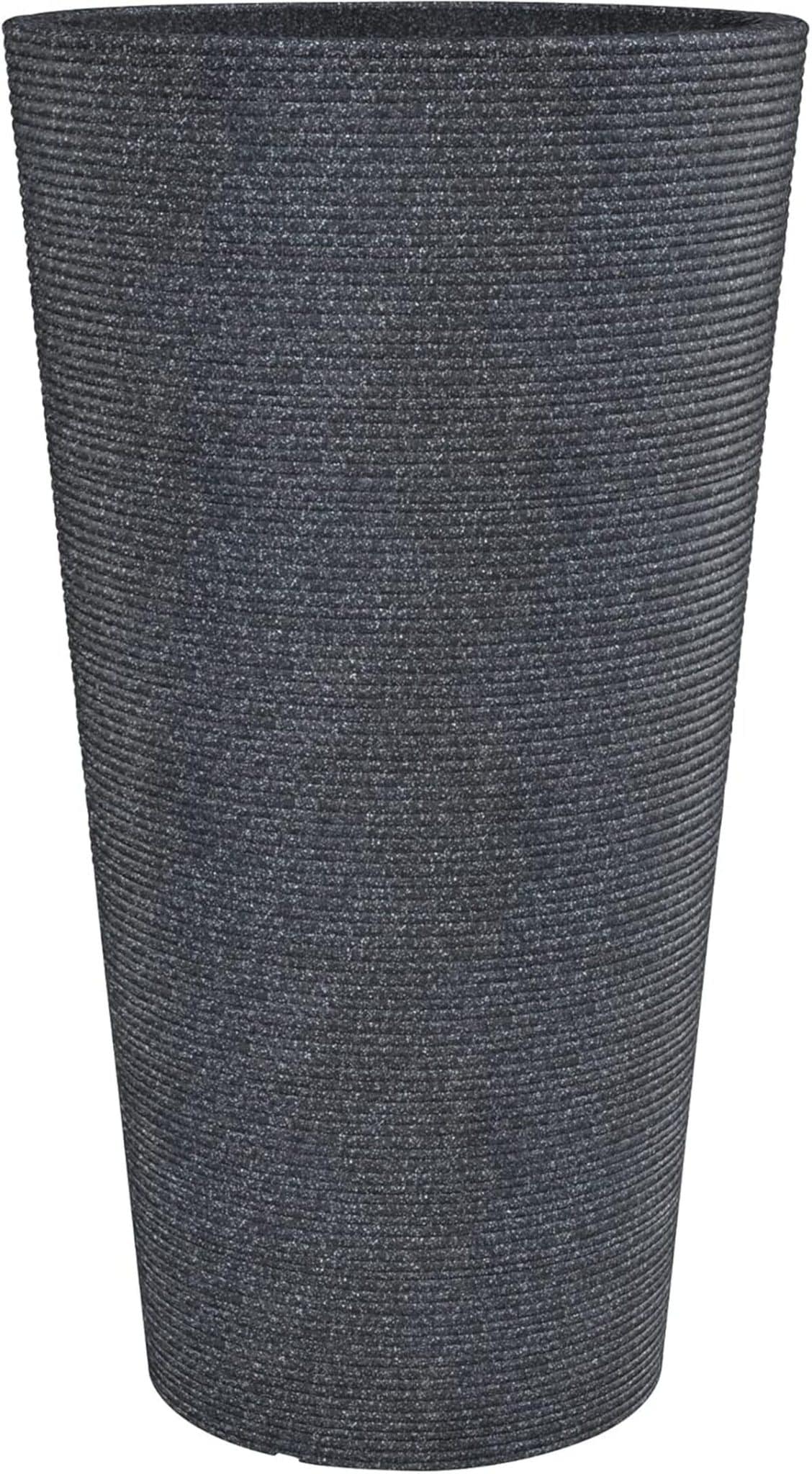 Test : pot de fleurs Scheurich Coneo Schwarz Granit 70 cm