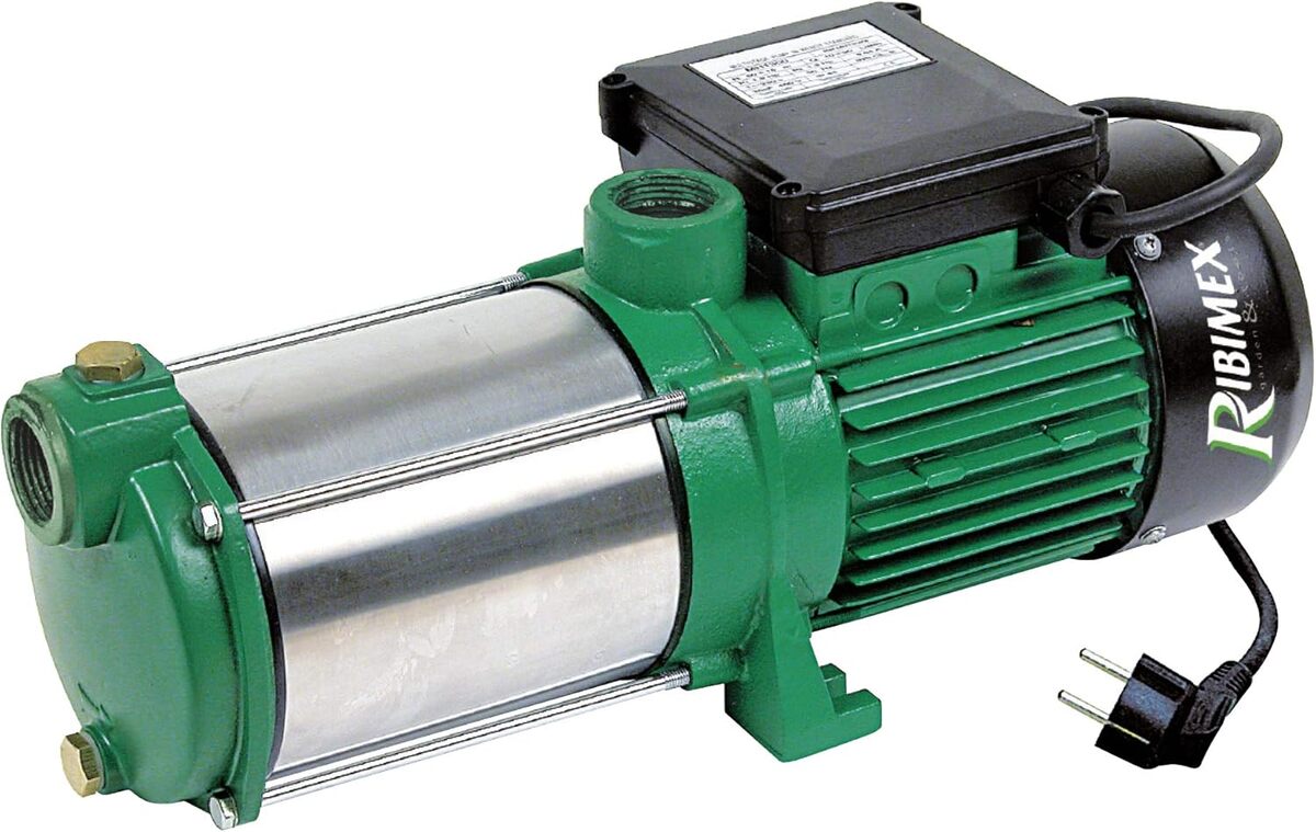 Test Ribimex : pompe de surface inox à 5 turbines