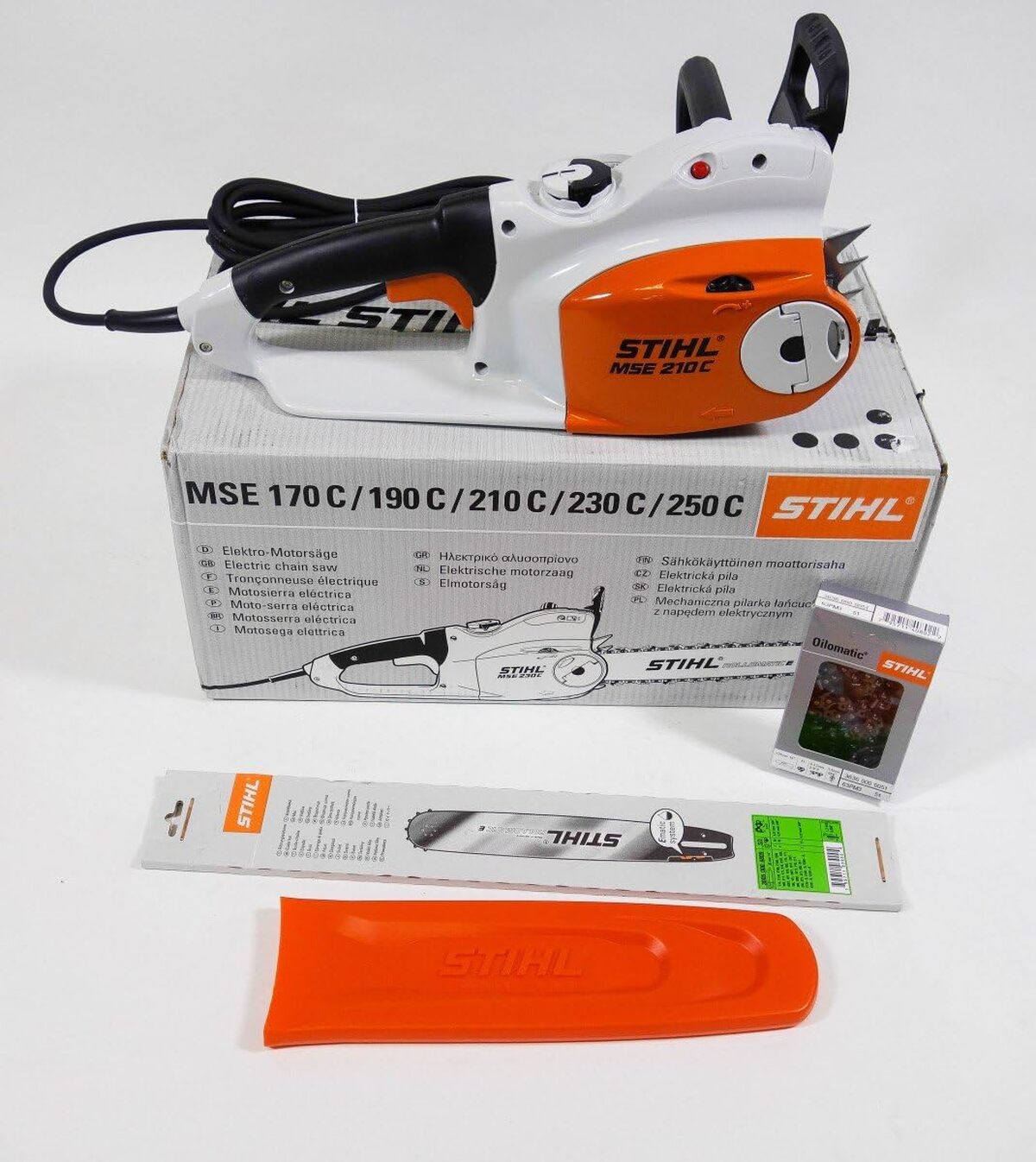 Test scie électrique Stihl MSE 210 C 2, 1 kW