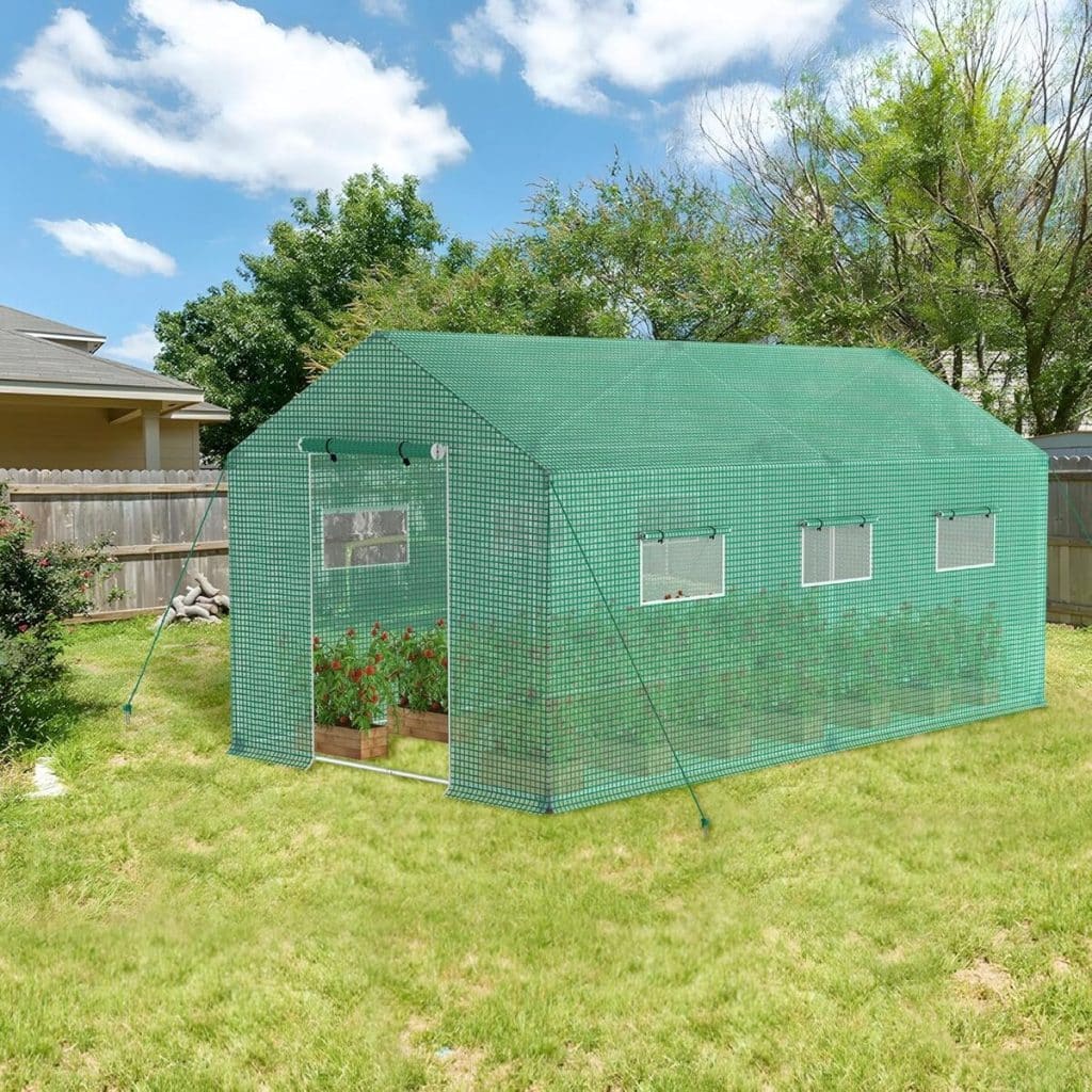 Test : serre UISEBRT contre le gel 9 m²