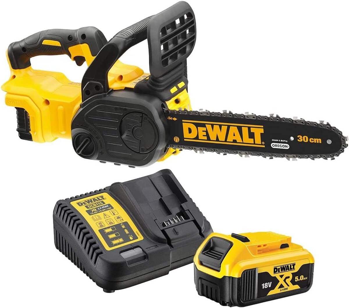 Test : tronçonneuse ébrancheuse Dewalt XR 18V, puissance et ergonomie