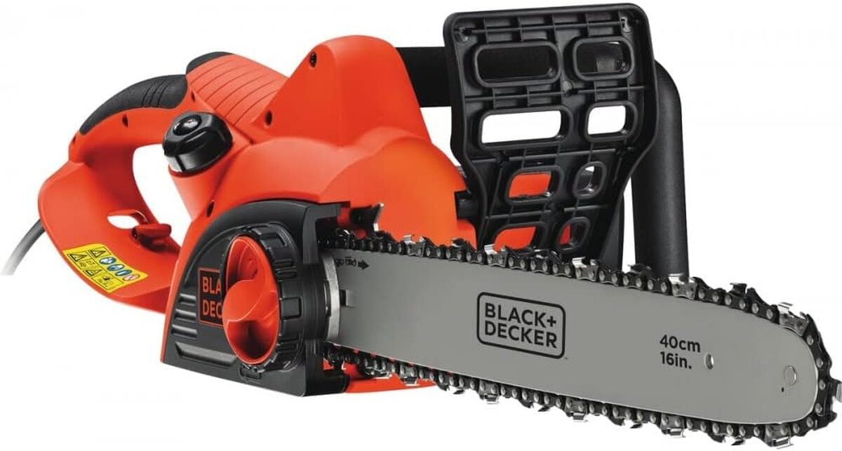 Test : tronçonneuse électrique BLACK+DECKER 2000W 40 cm bdcs20-qs