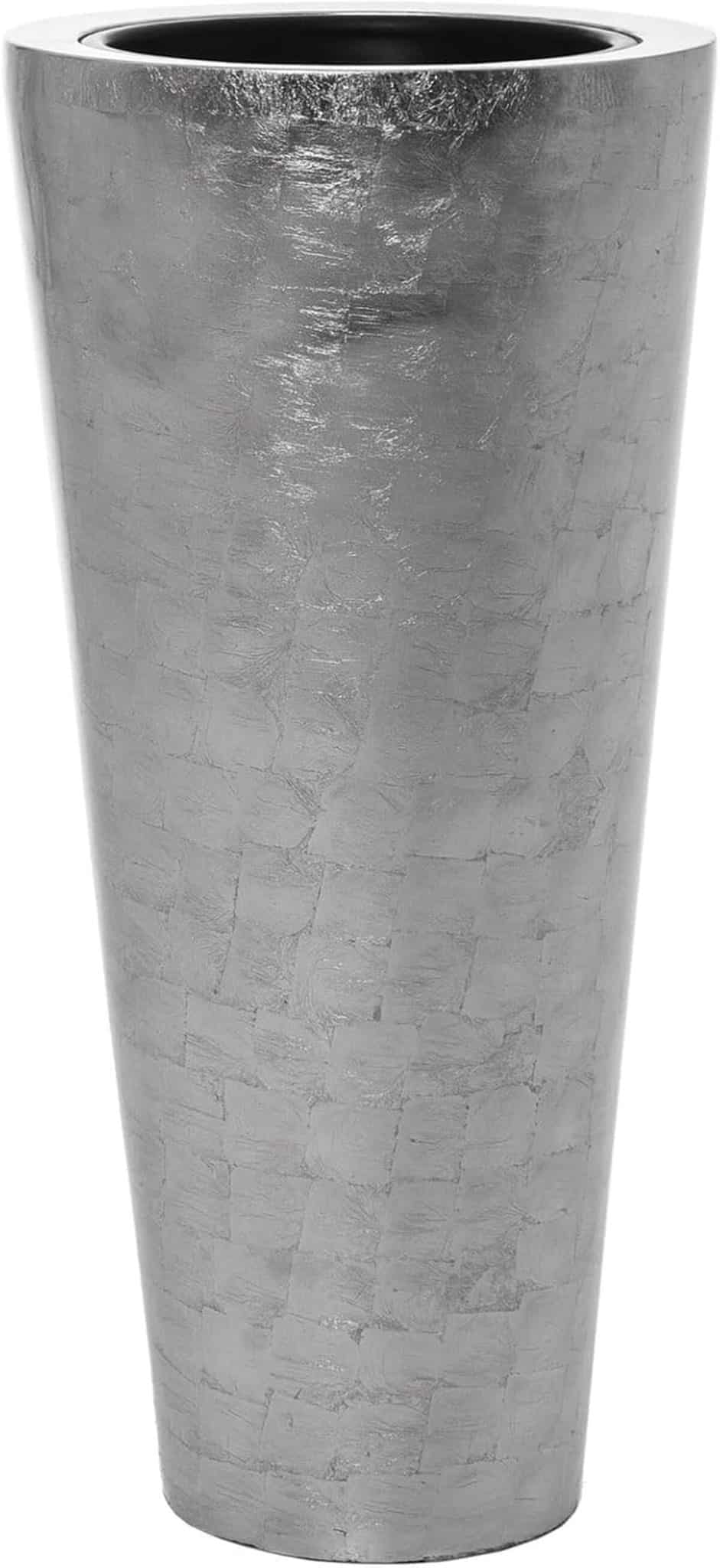 Test du bac à fleurs rondo classico VIVANNO en fibre de verre design béton gris