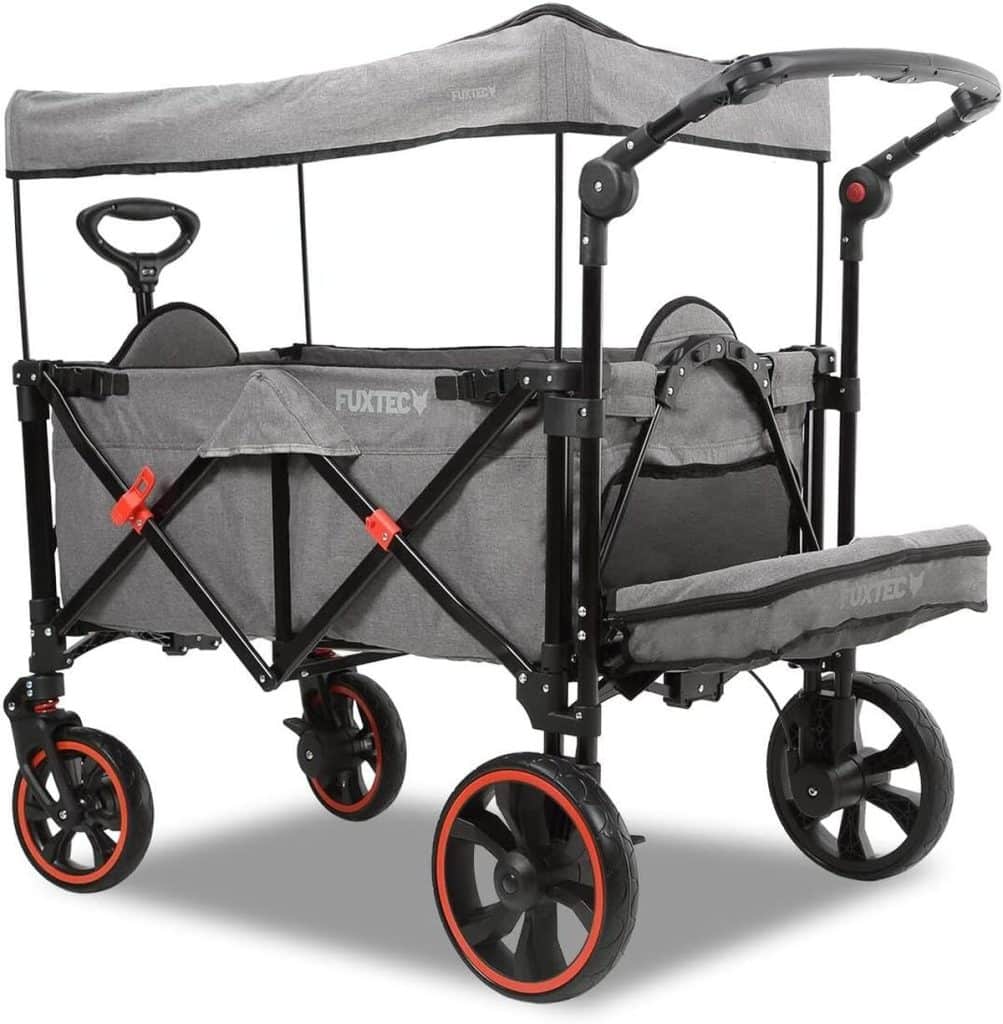 Test du chariot pliable Fuxtec Cruiser compact gris : polyvalence et praticité