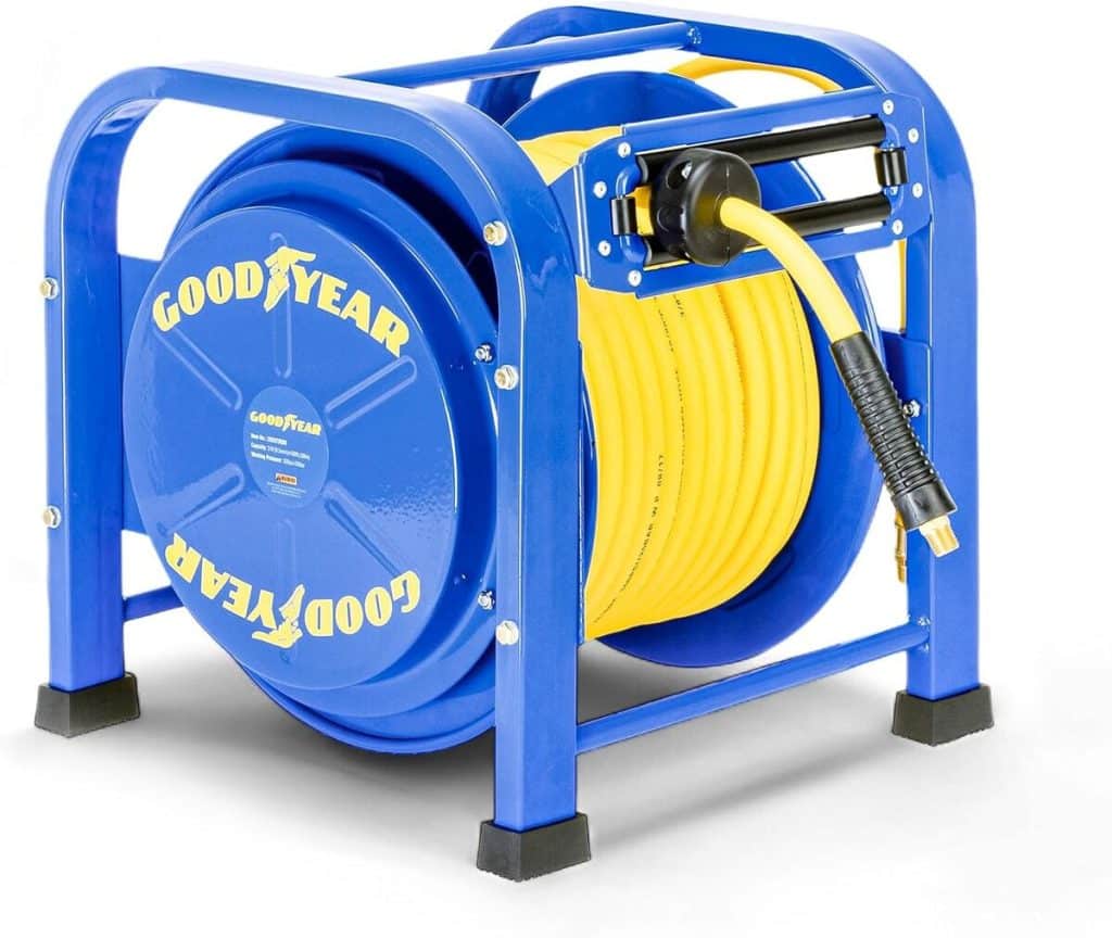 Test du dévidoir Goodyear Heavy Duty 30m en acier