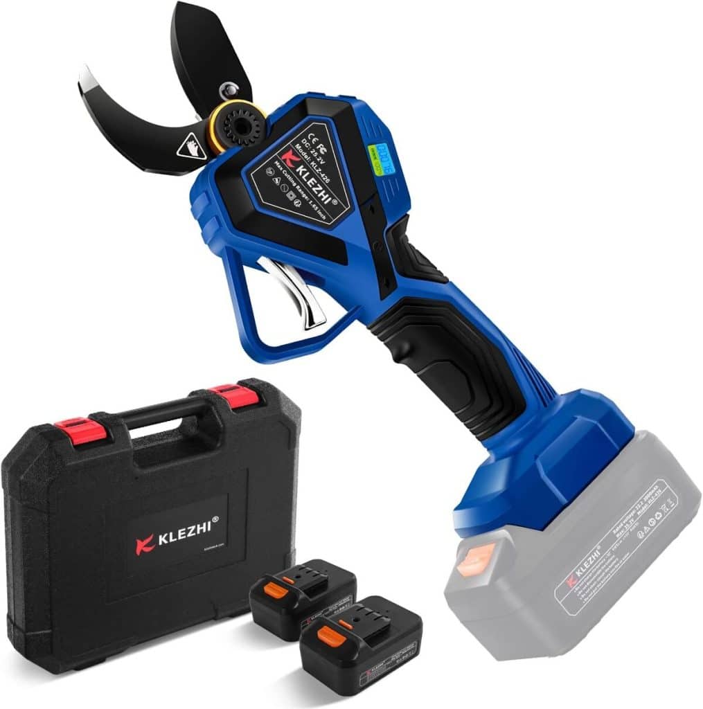 Test du sécateur électrique 42mm professionnel de 1000W : efficacité sans fil assurée