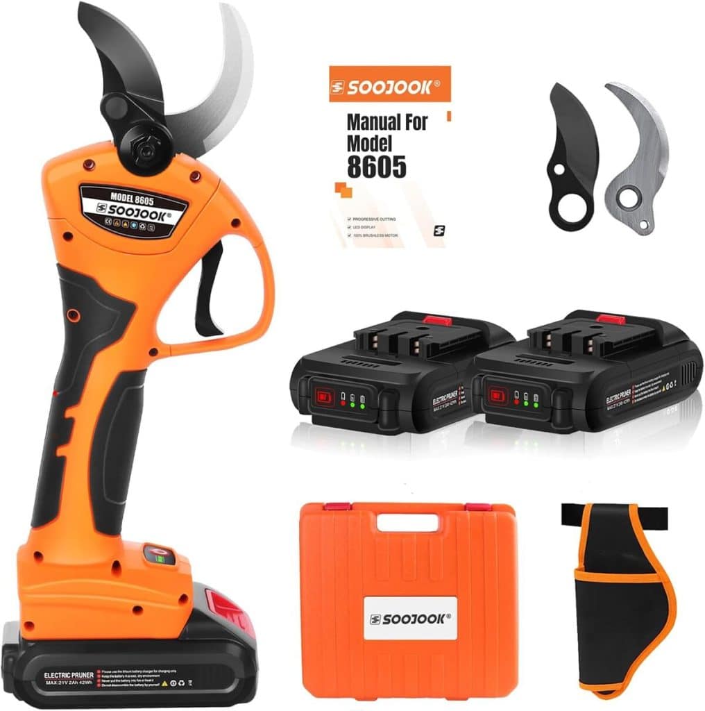 Test du sécateur électrique Soojook 8605 : puissance et précision