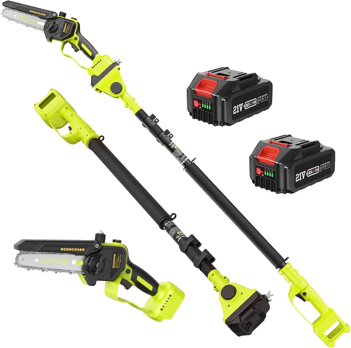 Test élagueuse sur perche sans fil 8000 mAh : polyvalence et puissance