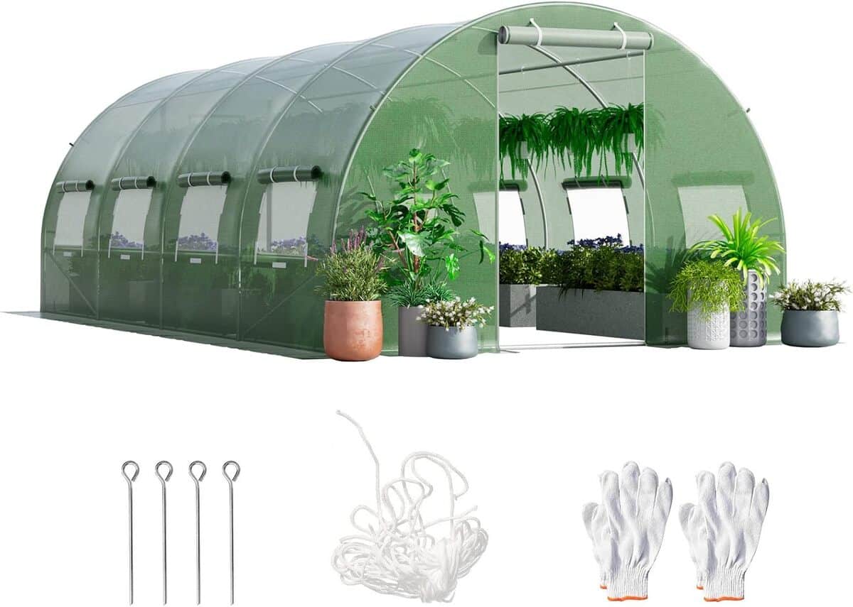 Test : serre de jardin RELAX4LIFE 18m² pour toutes saisons