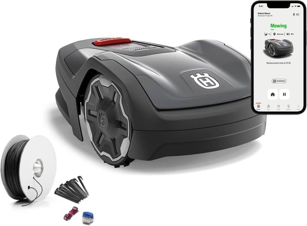 Test du robot tondeuse Husqvarna Automower Aspire R4 pour 400 m²