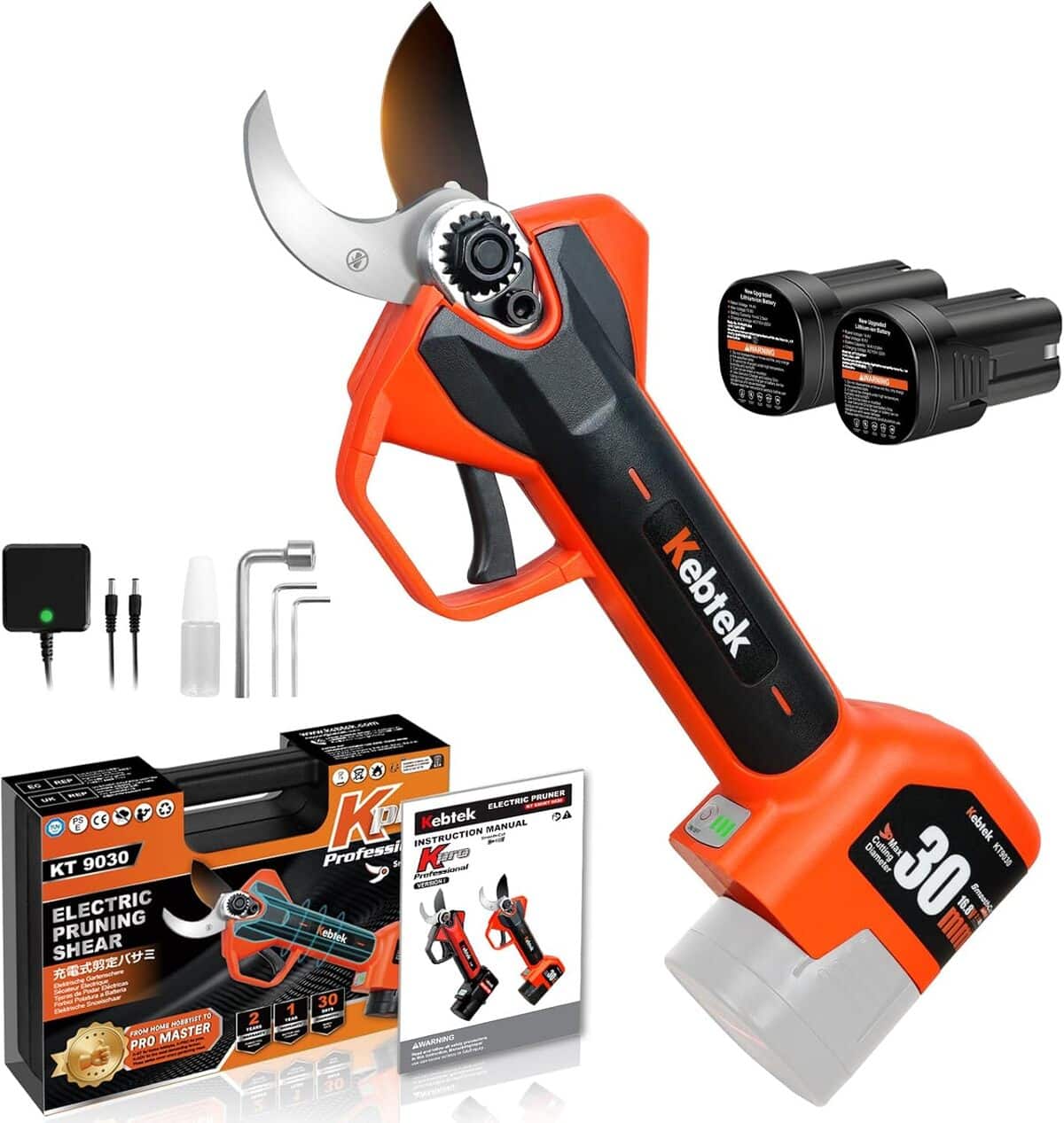 Test du sécateur électrique sans fil Kebtek 2026 : performance et sécurité