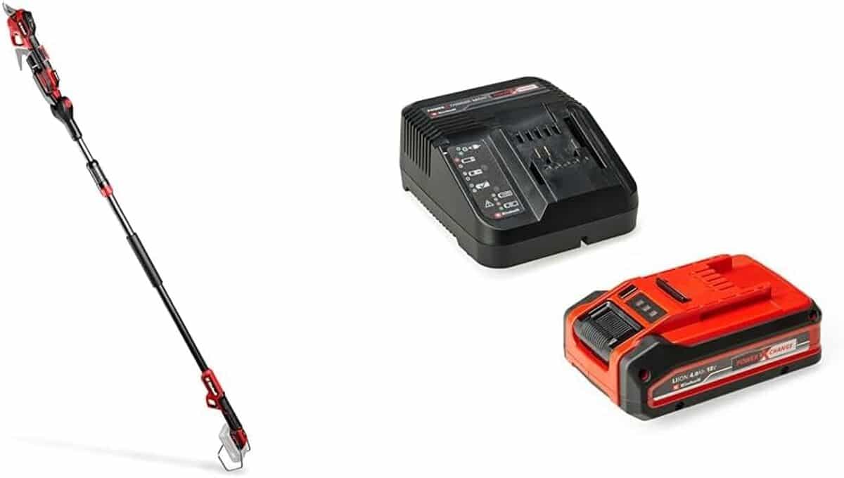 Test du sécateur sans fil Einhell GP-LS 18/28 : puissance et portée élevées