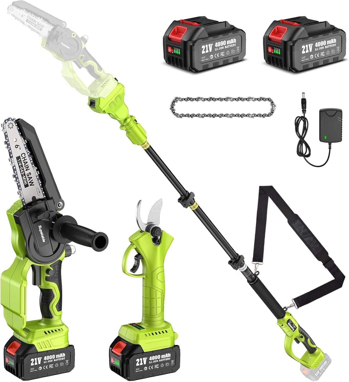 Test : élagueuse 4 en 1 Supstable avec perche et sécateur électrique