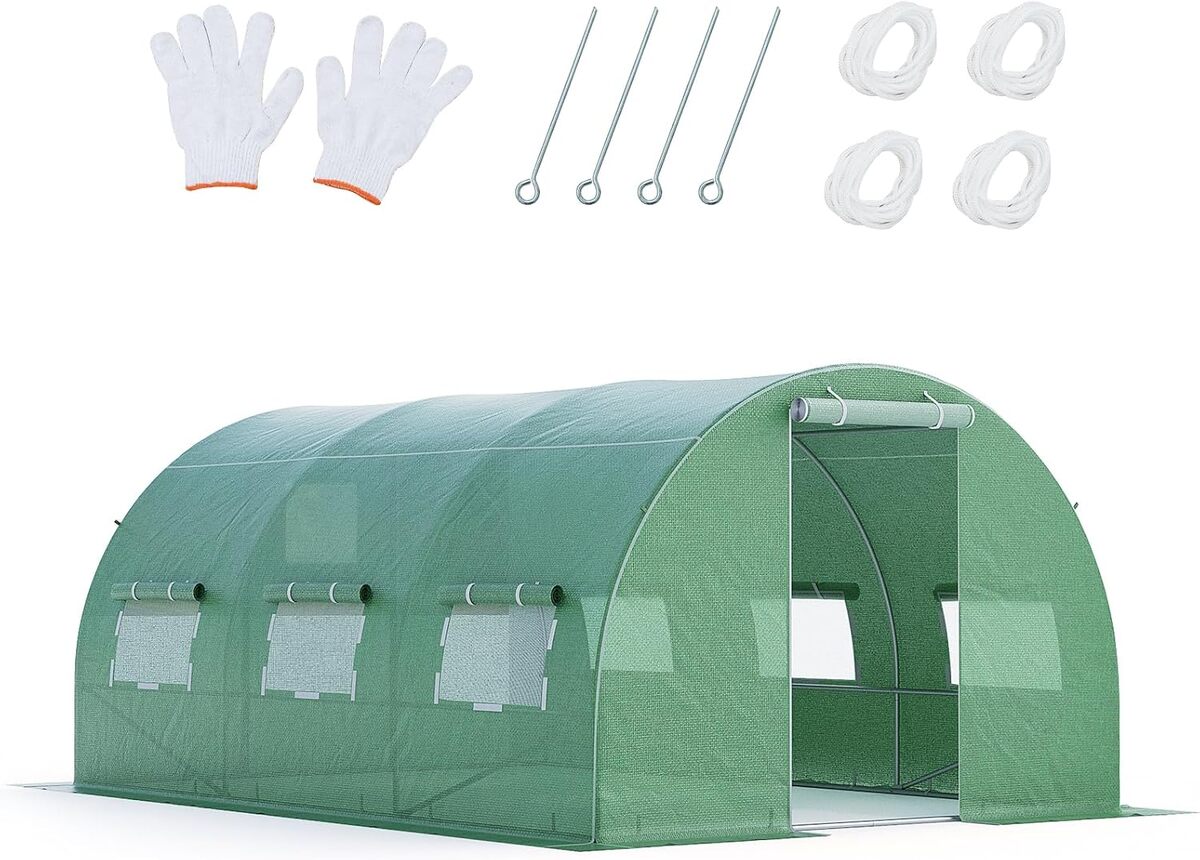 Test : goplus serre tunnel 4x3m, robuste et pratique pour votre jardin