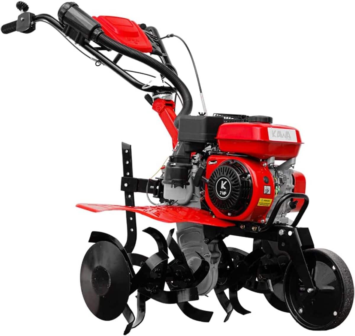 Test Kawapower motobineuse 7CV avec décapsuleur de rainures