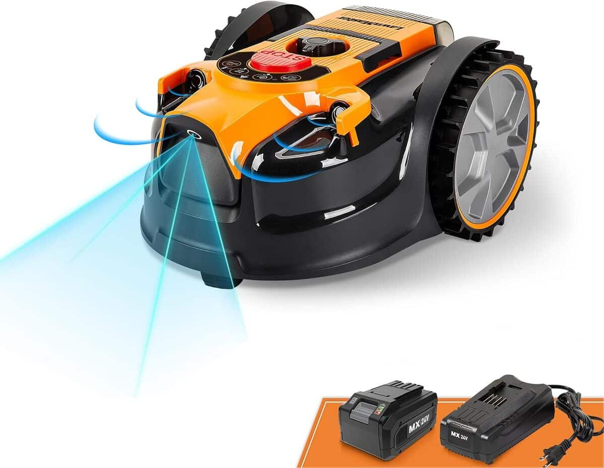 Test : lawnmaster OcuMow™, tondeuse robot sans câble pour 150 m²