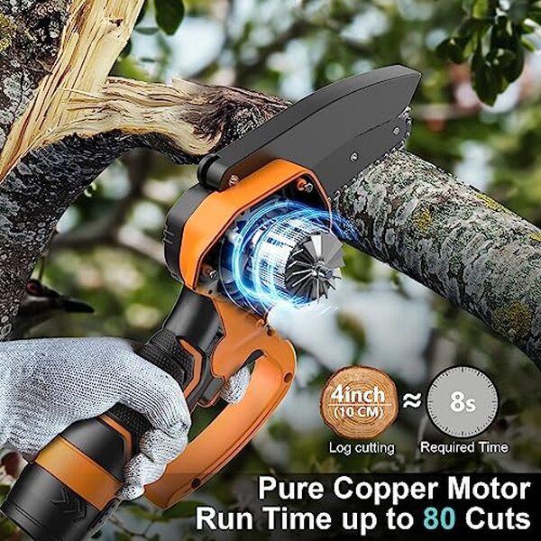 Découvrez notre test de la mini tronçonneuse électrique JYGMPRO 4 pouces : un outil puissant pour un élagage simplifié et sans effort.