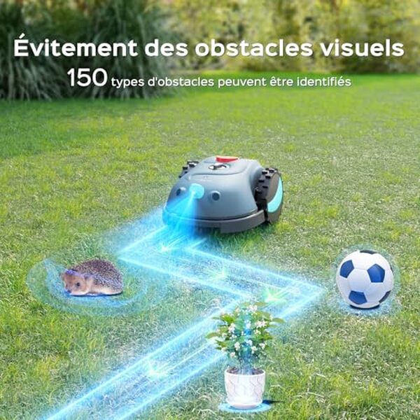 Découvrez le YARDCARE V100, un robot tondeuse intelligent avec navigation avancée pour un jardinage sans effort et une pelouse impeccable.