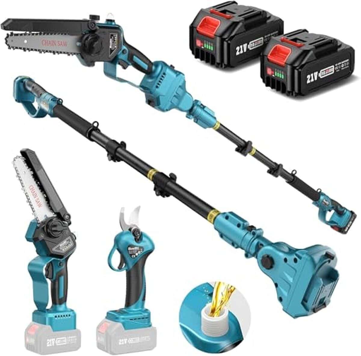 Test de la tronçonneuse SEESII P6 Combo : polyvalence au jardin