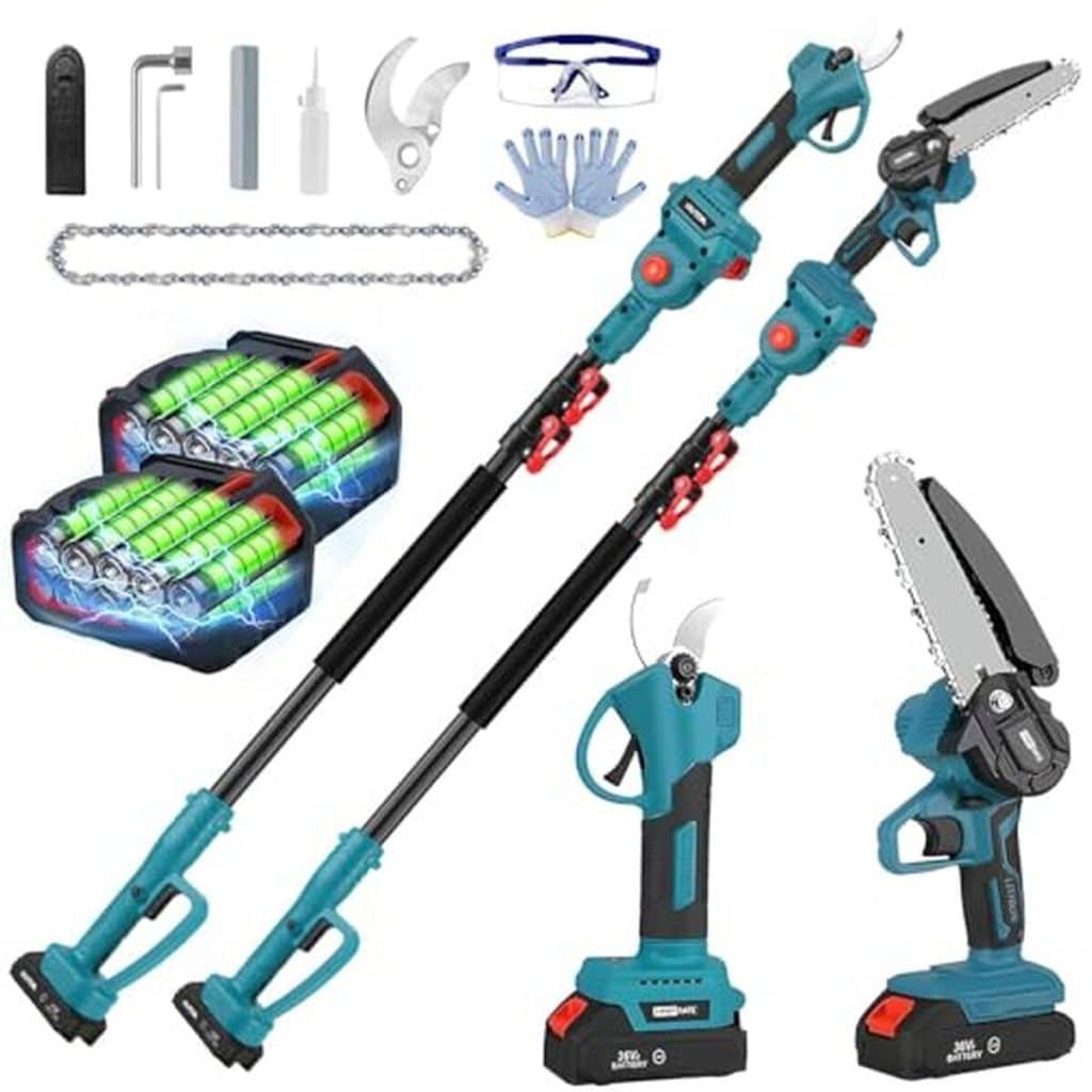 Test : sécateur électrique sans fil 36V avec perche télescopique