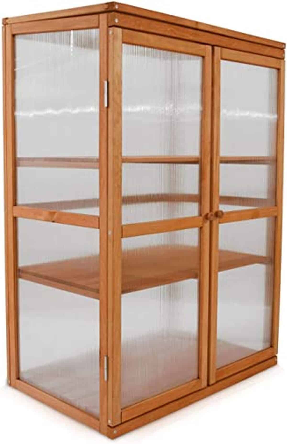 Test : serre en bois jardin Printemps à 3 étagères