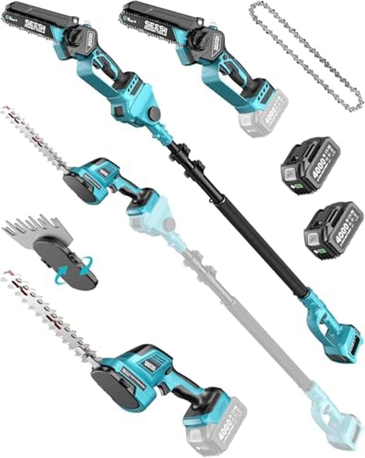 Test : tronçonneuse Seesii 6-en-1 pour tailler avec précision