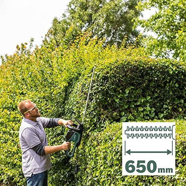 Découvrez le Bosch AdvancedHedgeCut 70 : un formidable taille-haie 500 W avec grandes lames pour une taille précise et efficace de vos haies et arbustes.