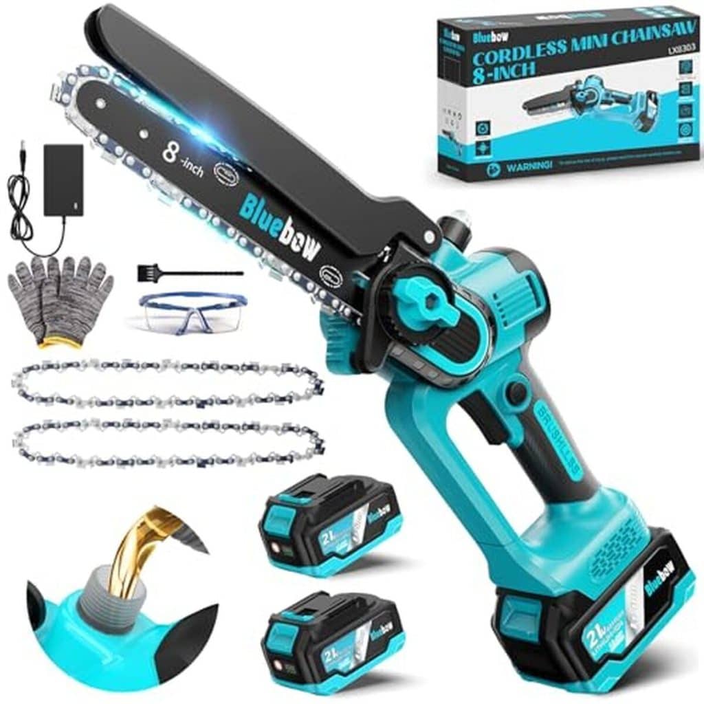 Test de la mini tronçonneuse sans fil 20, 3 cm : puissance et autonomie