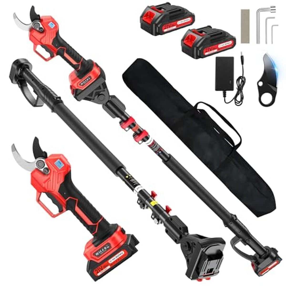 Test du sécateur électrique sans fil 2, 5 m : jardinage facilité